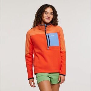 Cotopaxi Abrazo Fleece Half-Zip Jacket Nectar Canyon Colorblock Outdoorsy Large